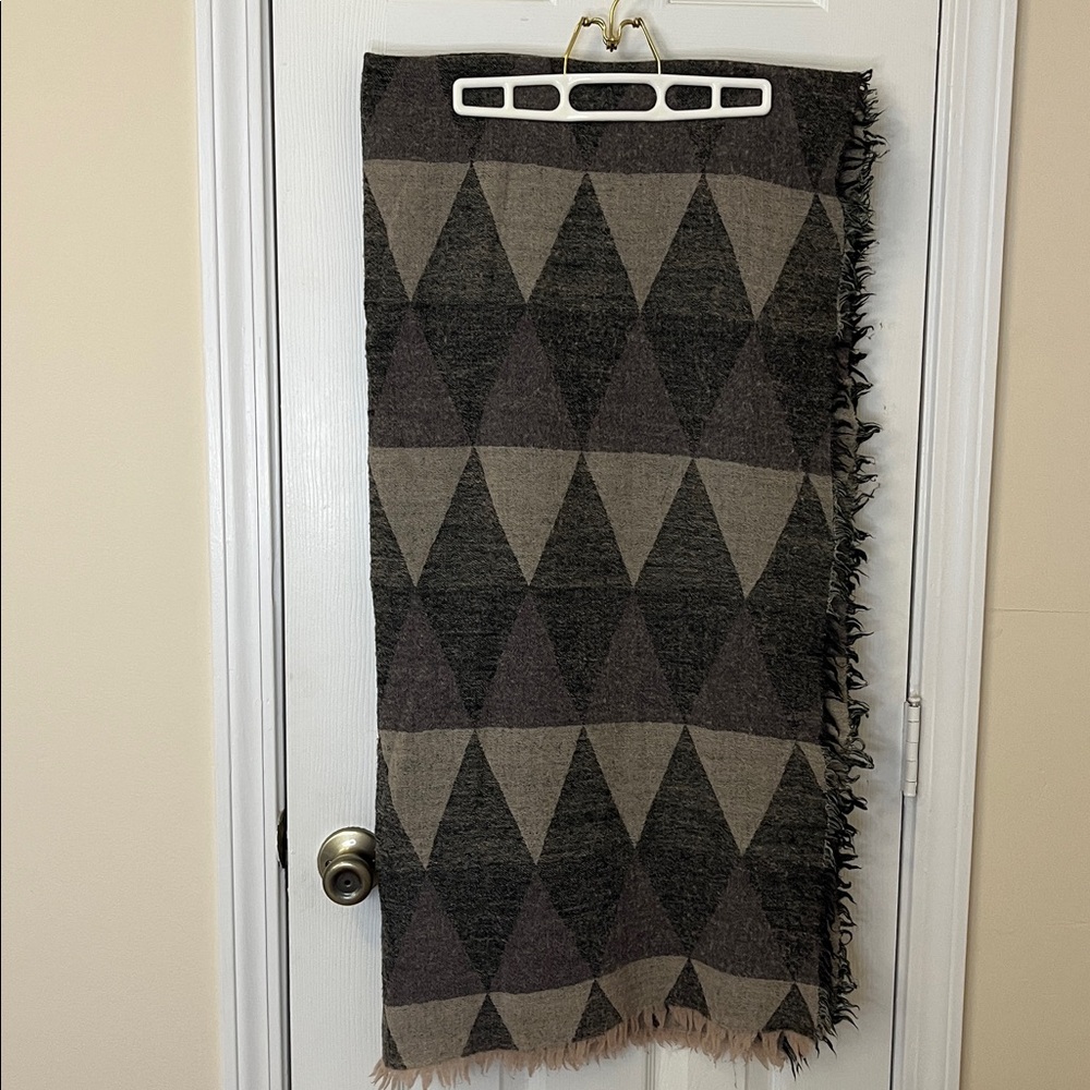 Madewell Oversized Geometric Wool Scarf